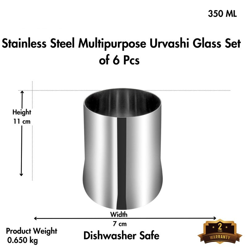Kraft Glasya Fyora Glasses (350 mL each) - Set Of Six media 10