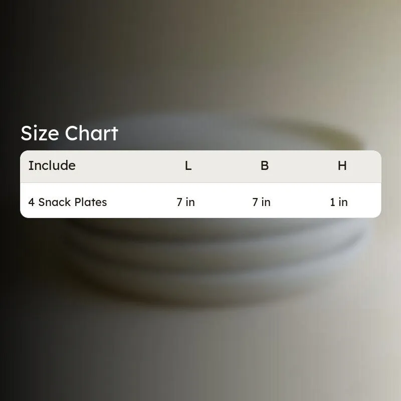 Aurale Ceramic Quarter Plate (White) - Set Of Four media 6