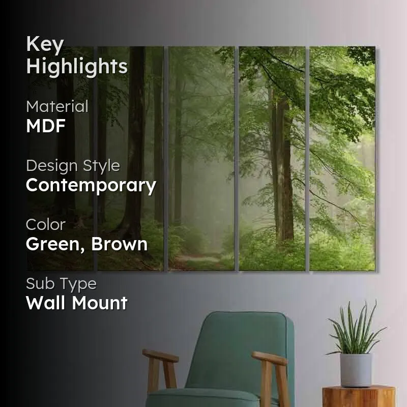 Contemplation Wall Art - Set of Five media 2