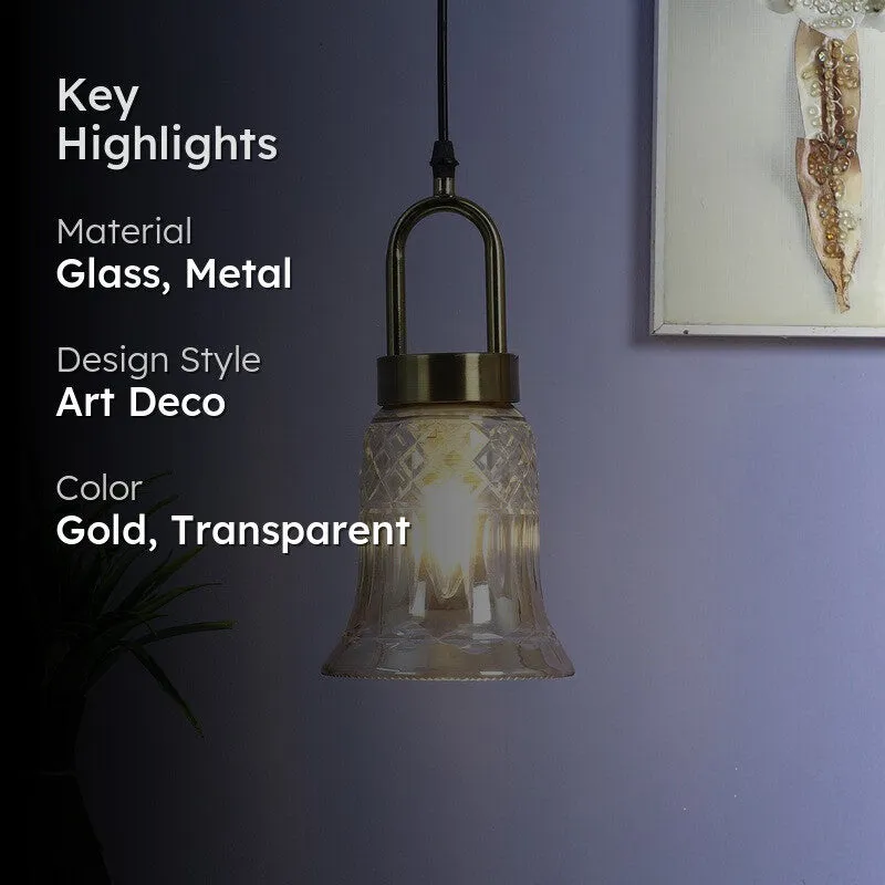 Aurora Faceted Glass Pendant Ceiling Lamp media 2