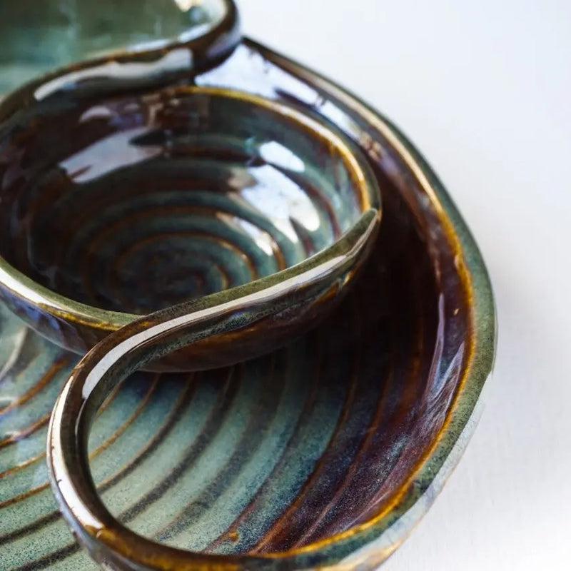 Elmina Spiro Handmade Ceramic Platter media 3