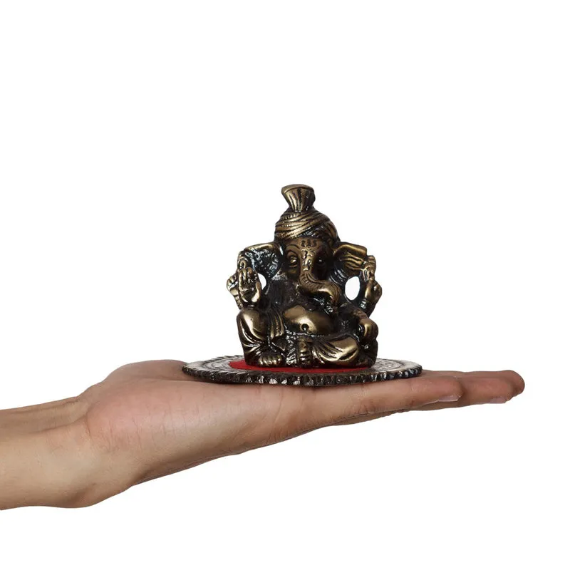 Metal Lord Ganesha Idol media 5