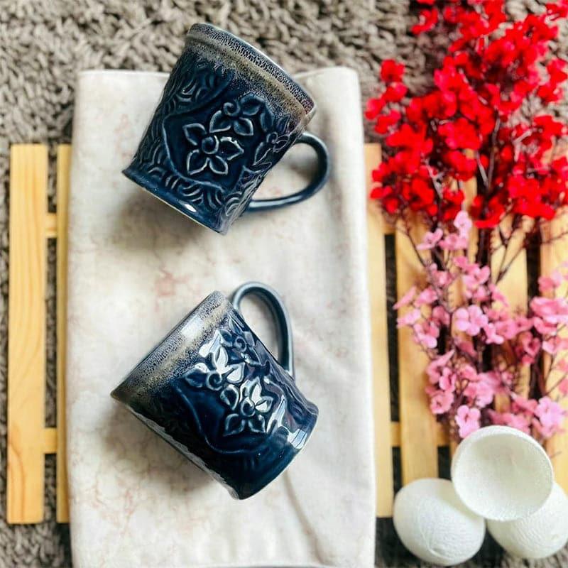 Eos Ceramic Coffee Mug (300 mL Each) - Set of Two