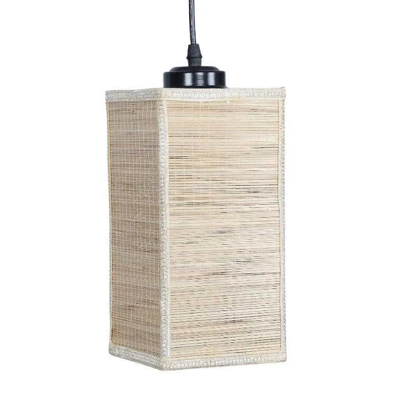 Megizza Bamboo Cane Ceiling Lamp - Beige media 5