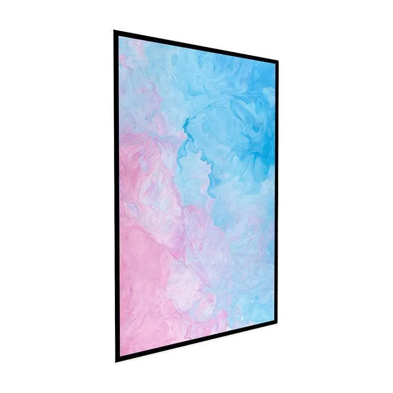 Ocean Of Colors Canvas Wall Painting - Black Frame media 3