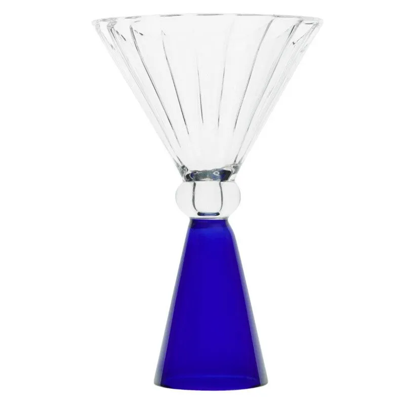 Midnight Blue Goblet Cocktail Glasses(120 mL) - Set Of Four media 4
