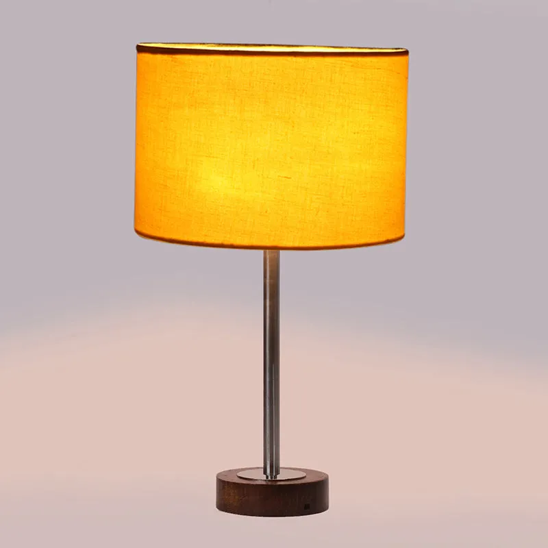Cotin I Rodin Wooden Table Lamp - Yellow,Silver,Brown media 5