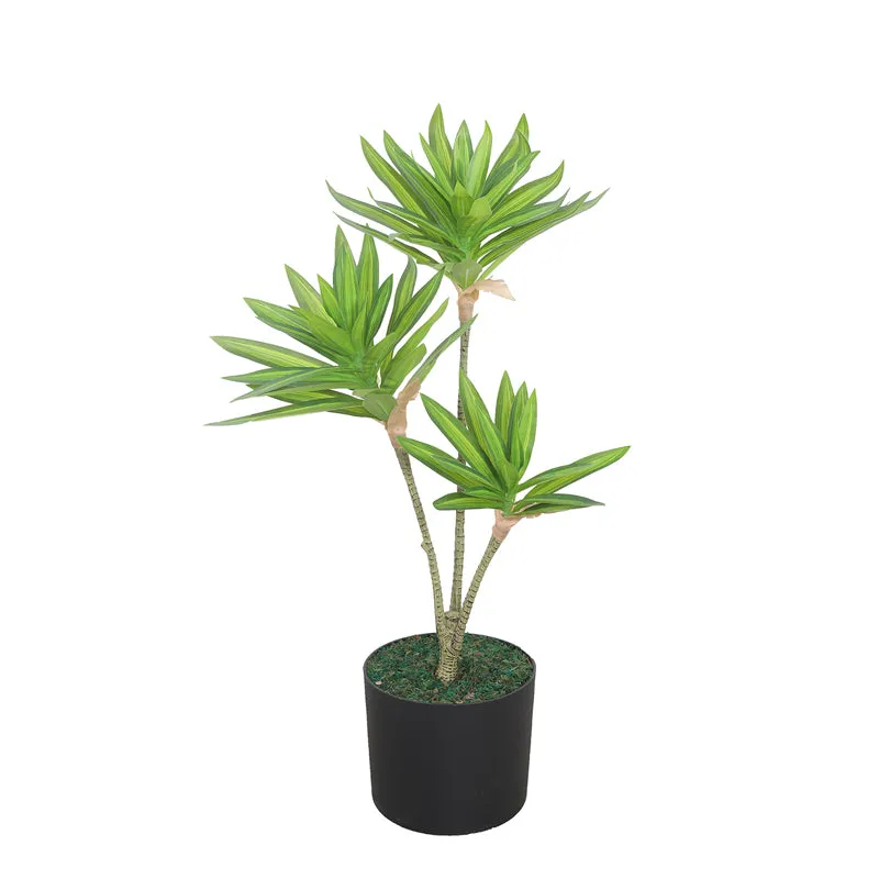 Verdant Escape Artificial Plant With Black Plastic Pot media 4