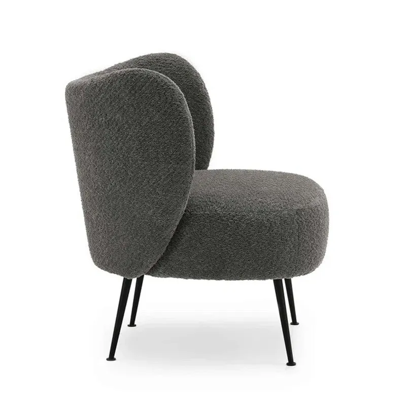 Modvyn Neem Wood Accent Chair - Grey media 6