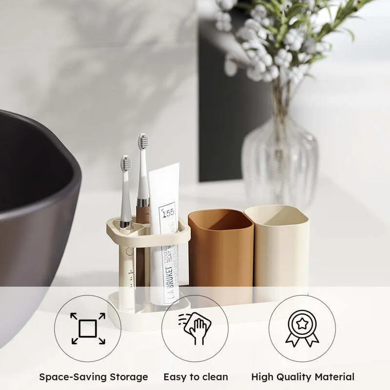 Brush Chic Plastic Tooth Brush Holder media 7