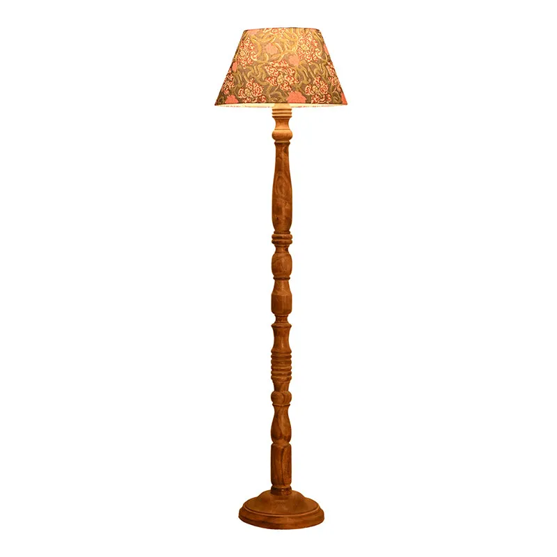 Whittla Cone Ethnica Floor Lamp media 3