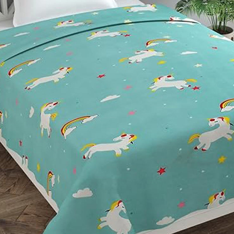 Unicorn Prism Kids' Cotton Duvet Cover - 210 TC media 3