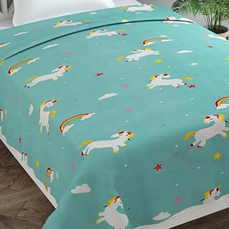 Unicorn Prism Kids' Cotton Duvet Cover - 210 TC media 3