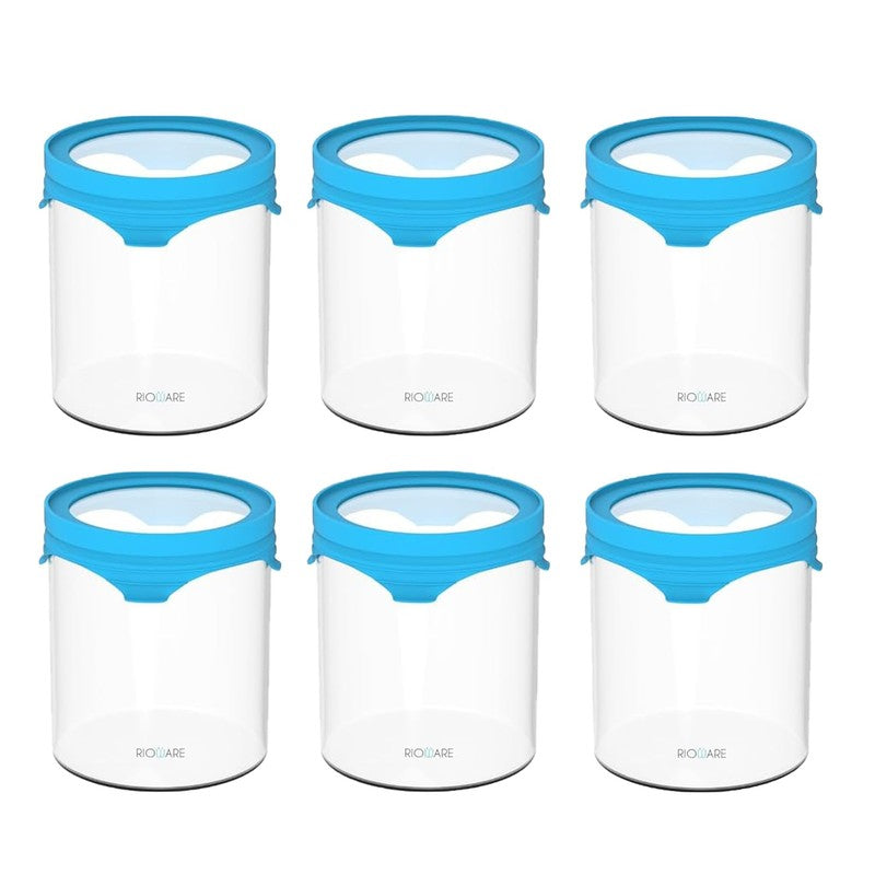 Rioware Pure Stack Borosilicate Glass Jar (400 mL Each) - Set Of Six media 3