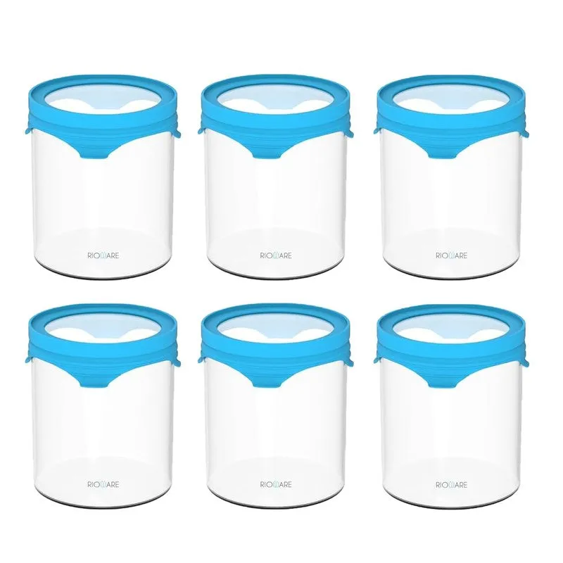 Rioware Pure Stack Borosilicate Glass Jar (400 mL Each) - Set Of Six media 3