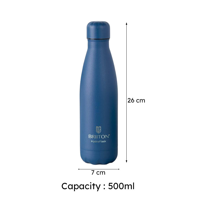 Aqua Zen Bliss Hot & Cold Thermos Water Bottle (Blue) - 500 mL media 5