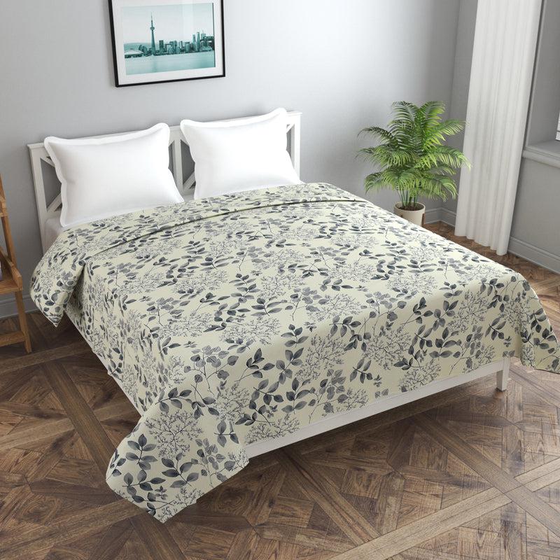 Mist of Leaves Cotton Duvet Cover - 210 TC
