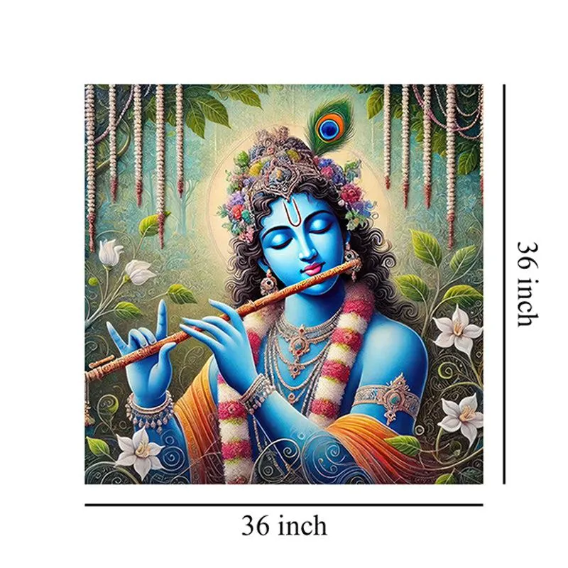 Murari Kanna Wall Painting media 7
