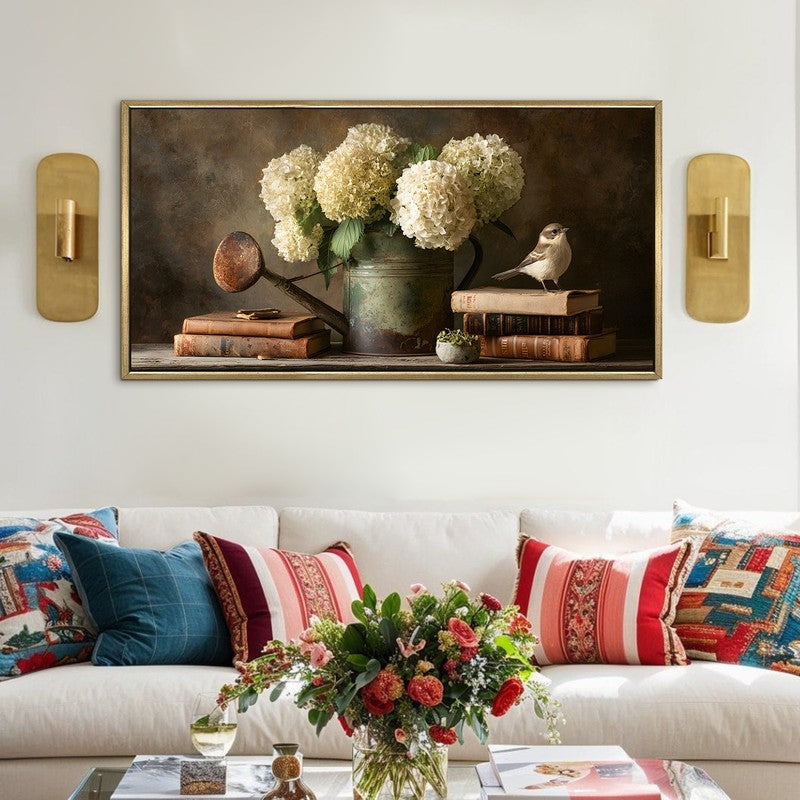 Classic Haven Canvas Wall Painting With Frame