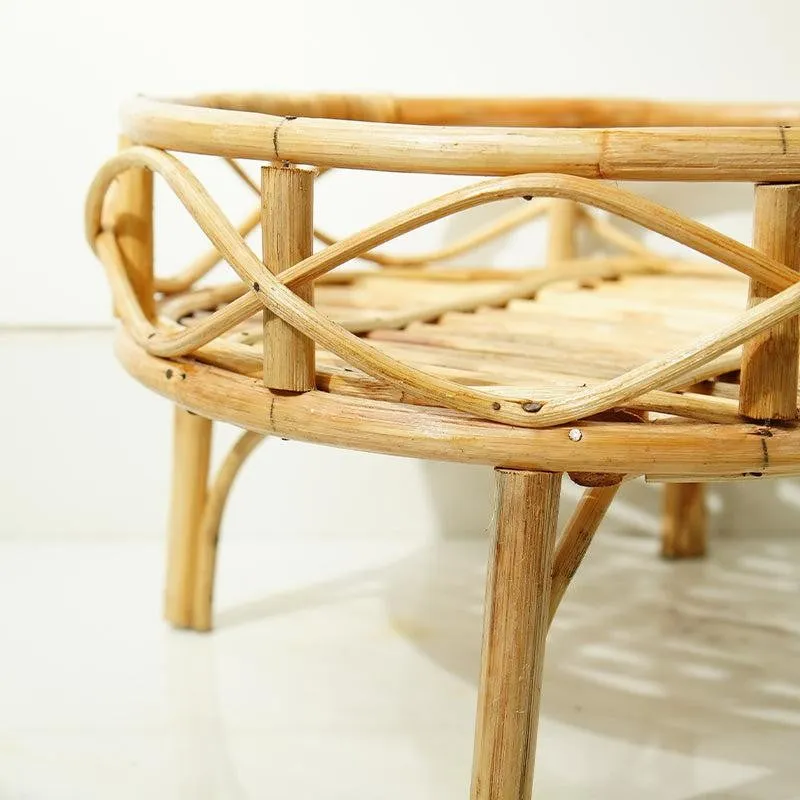 Ano Rattan Planter Stand - Beige media 5