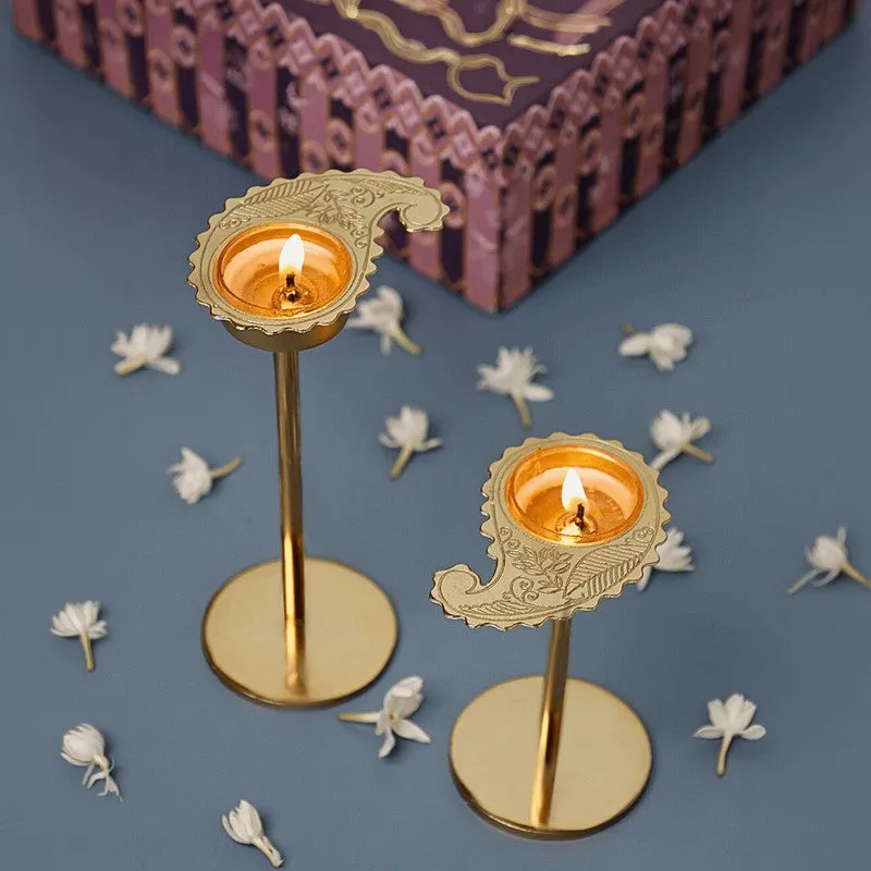 FlameNest Tea Light Candle Holder - Set of Two media 5