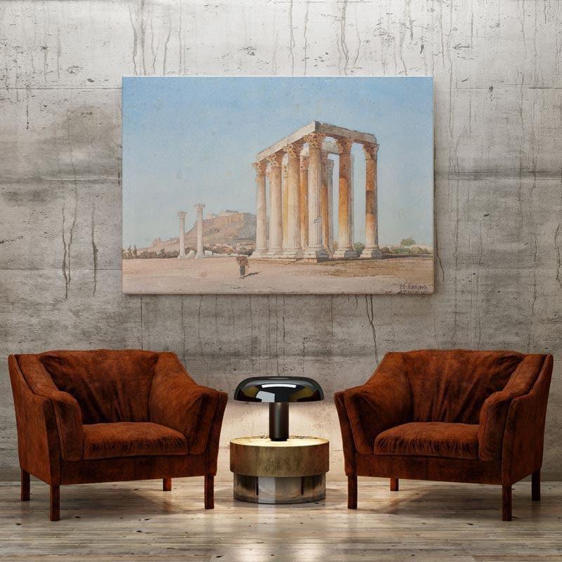 The Temple Canvas Wall Painting - Gallery Wrap