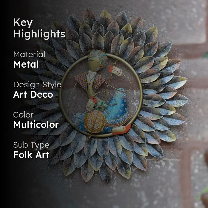 Musical Beauty Tribal Metal Wall Accent media 2