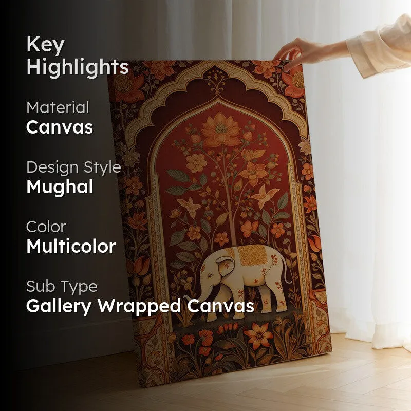 Majestic Elephant Canvas Wall Art & Paintings media 2