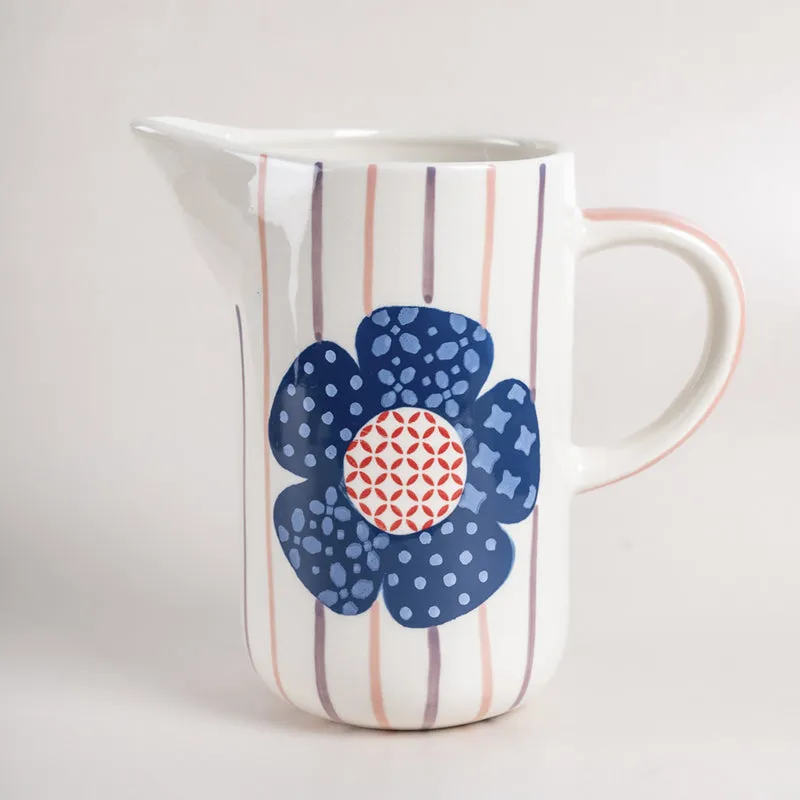 Adula Floral Handpainted Pitcher - 500 ML media 4