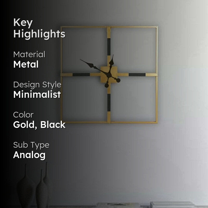 Vetri Analog Wall Clock media 2