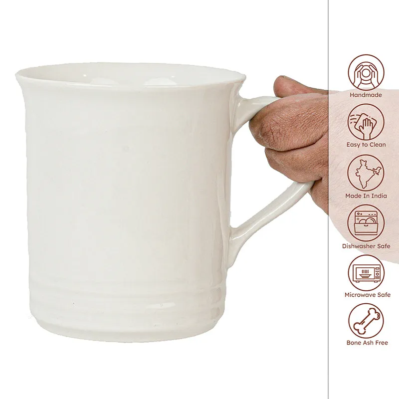 Brew Ceramic Coffee Mug (450 mL) - White media 4