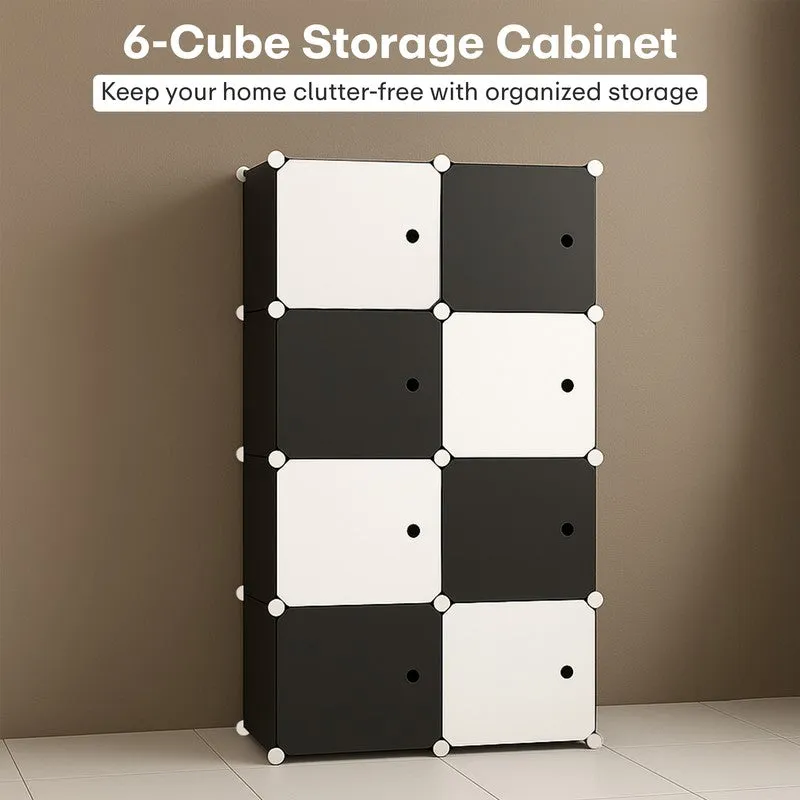 Rioware Multi-Compartment Storage Wardrobe Racks - Black media 5