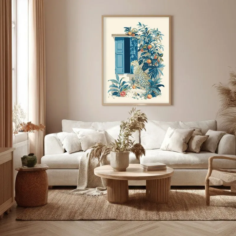 Elegant Wild Canvas Wall Painting - Brown Frame media 5