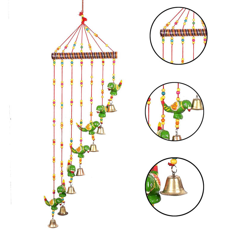 The Parrot Pod Painted Plastic Wall Accent media 3
