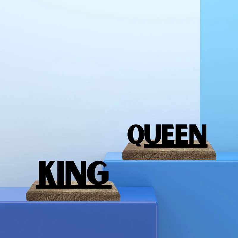 King & Queen Showpiece - Set Of Two media 1