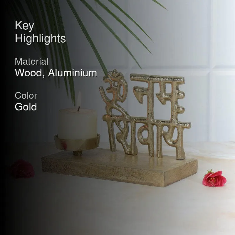 Nama Shivaya Festive Tealight Candle media 2