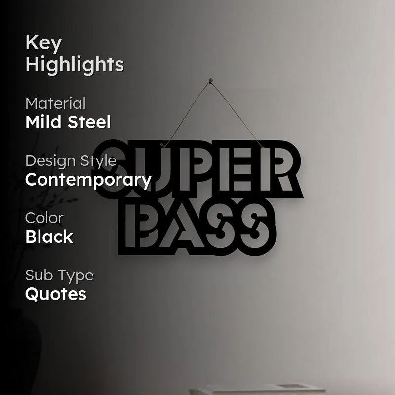 Super Bass Mild Steel Wall Accent media 2