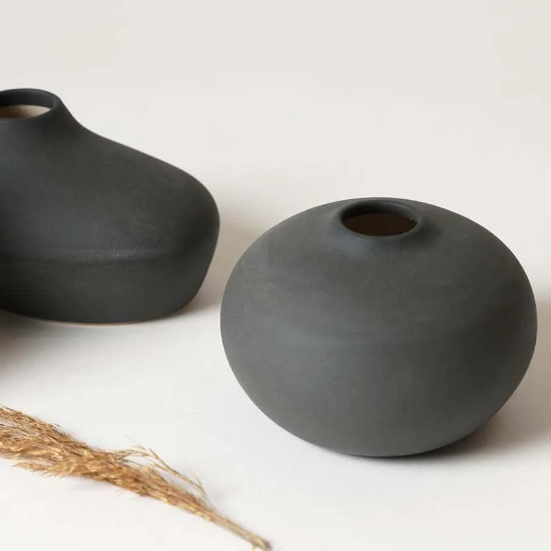 Esoteric Vases (Black) - Set of Three media 5