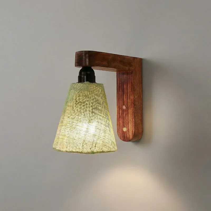 Piacere Jute & Wooden Wall Lamp media 6