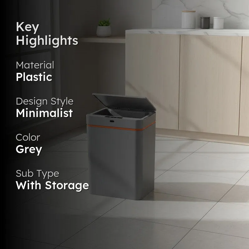 Rioware TallLine Modern Laundry Basket - Grey media 2