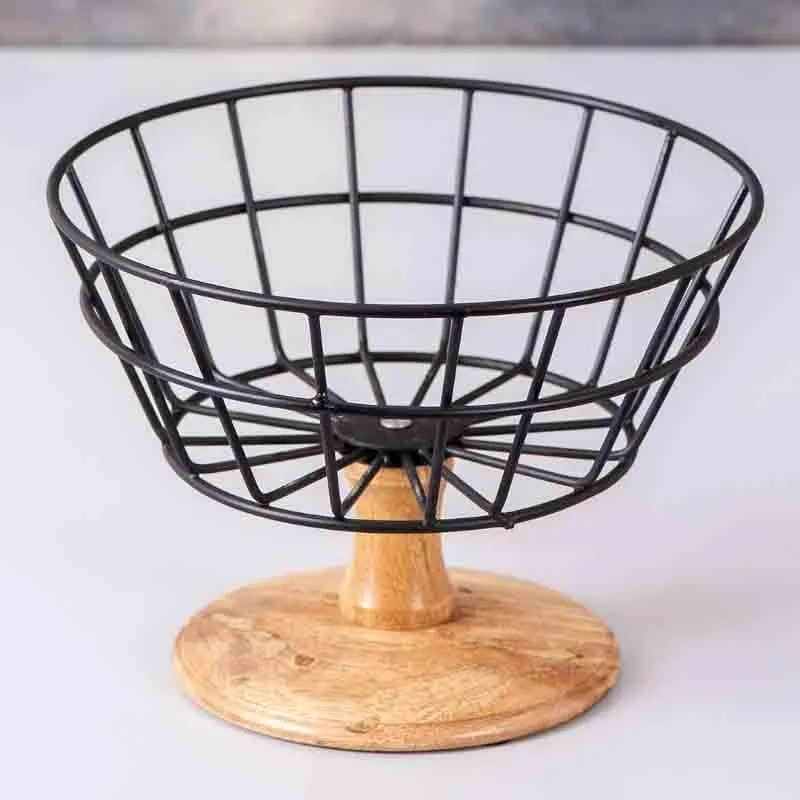 Nautica Basket With Wooden Stand media 5
