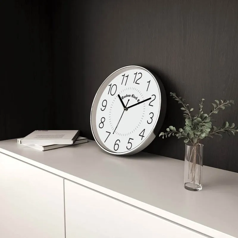 Evertick Premium Silent Sweep Wall Clock - Grey media 3