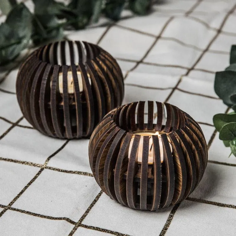 Halcyon Tealight Holder - Set Of Two media 1