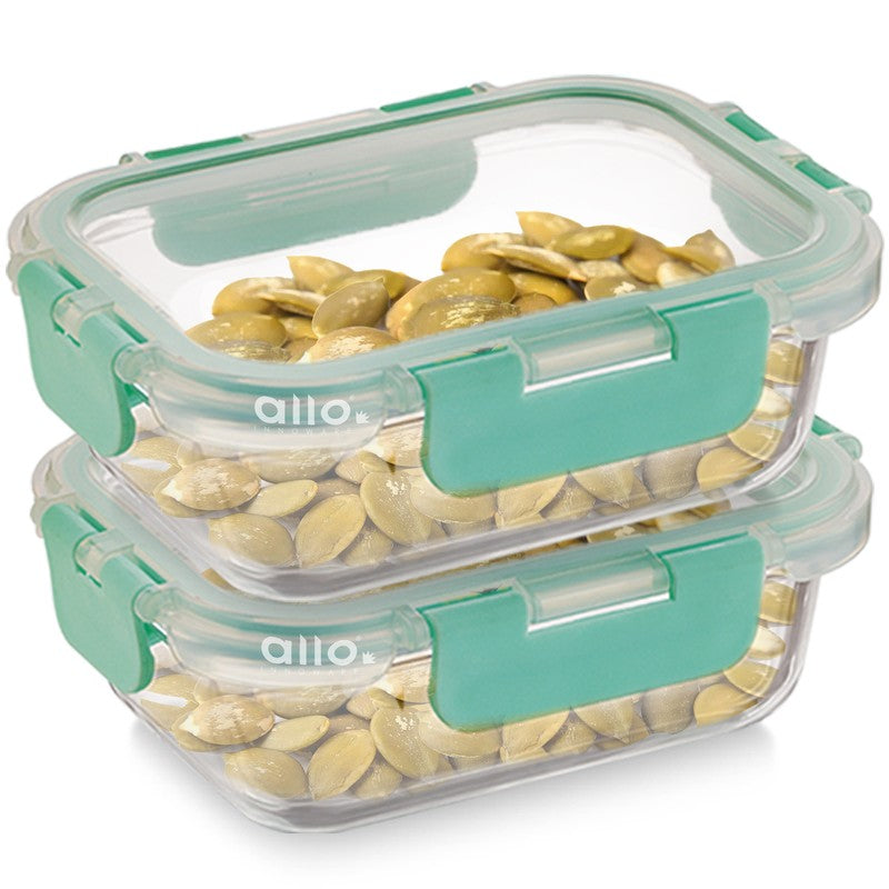 Pakro Leak Proof Glass Lunch Box (185 mL Each) - Set Of Two media 6