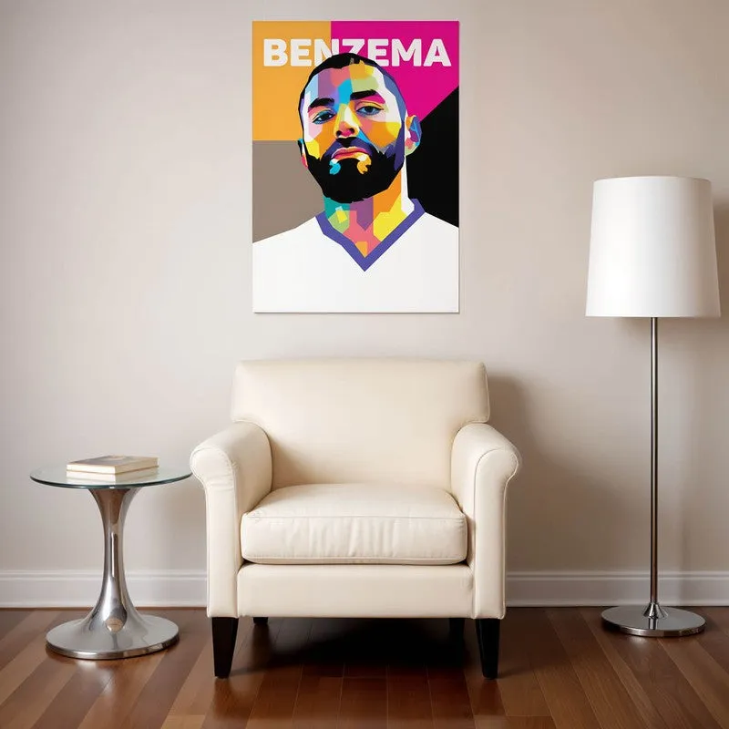 Vibrant Visage Wall Poster media 1