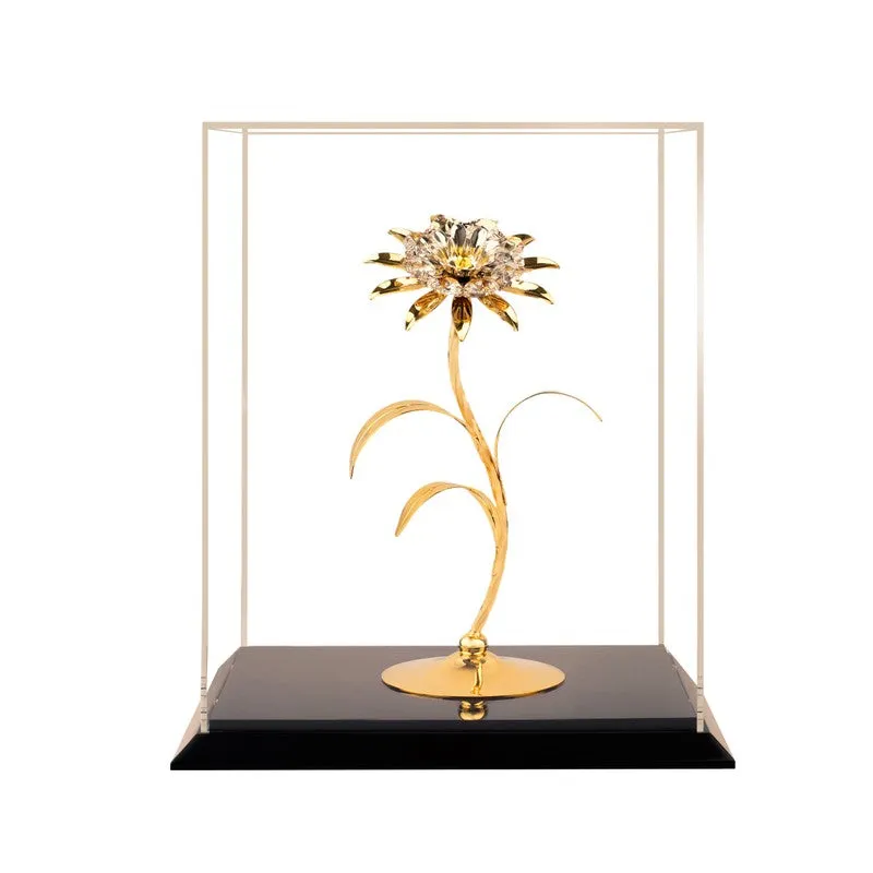 GoldenDaisy Elegance 24K Gold Plated Mild Steel Showpiece media 4