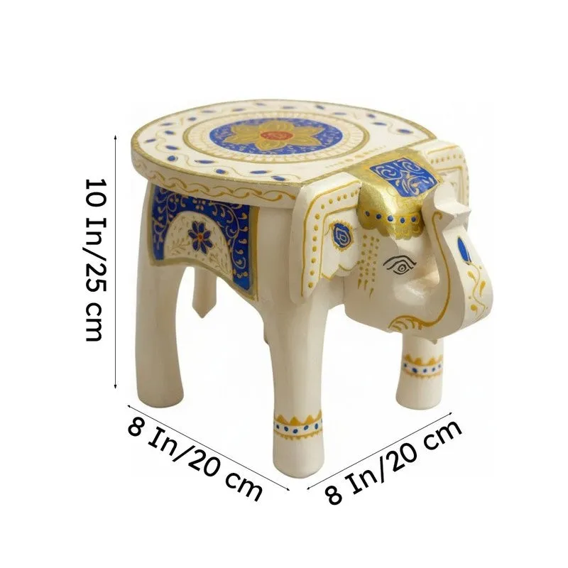 Zorik Traditional Mango Wooden Stool media 7