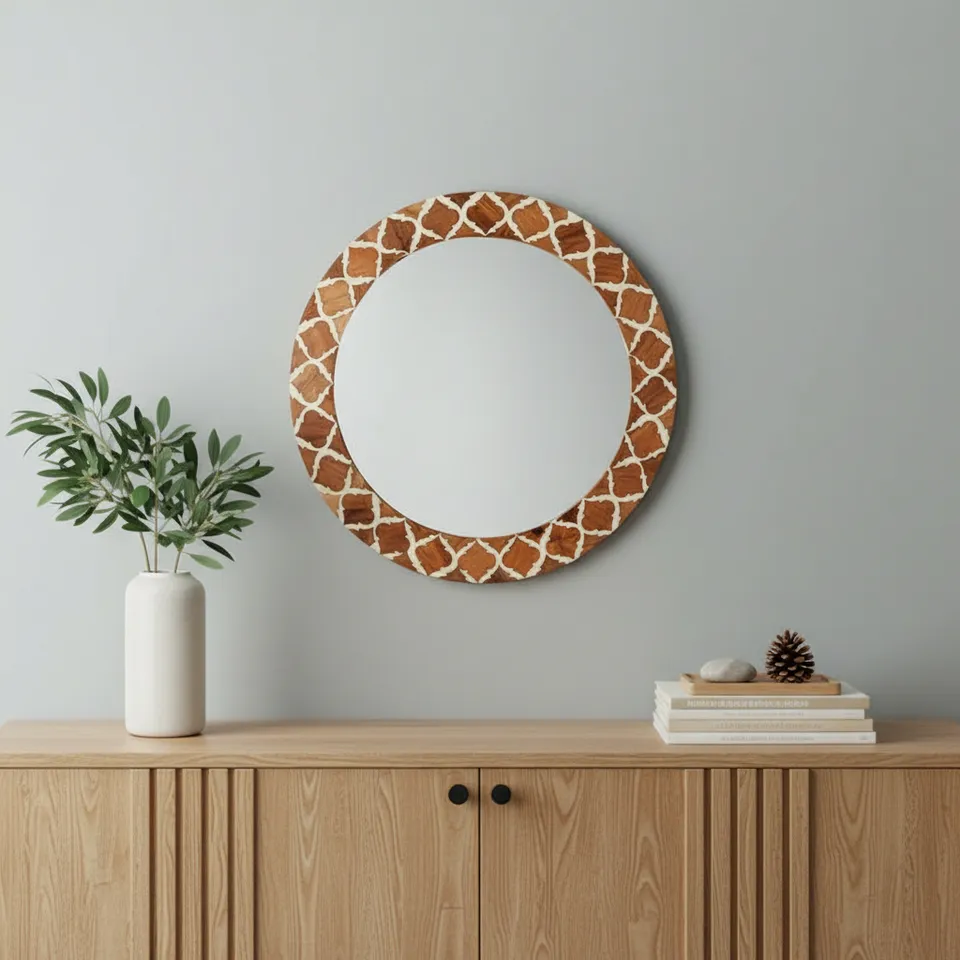 Nelo Ethnic Wall Mirror media 1