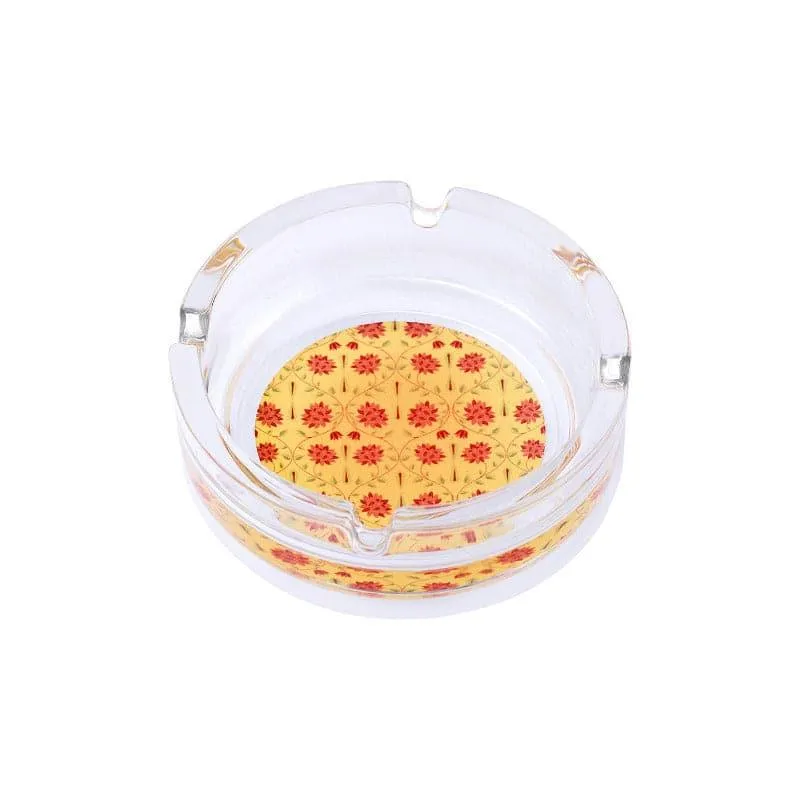 Magnate Mughal Floral Ashtray - Yellow media 3