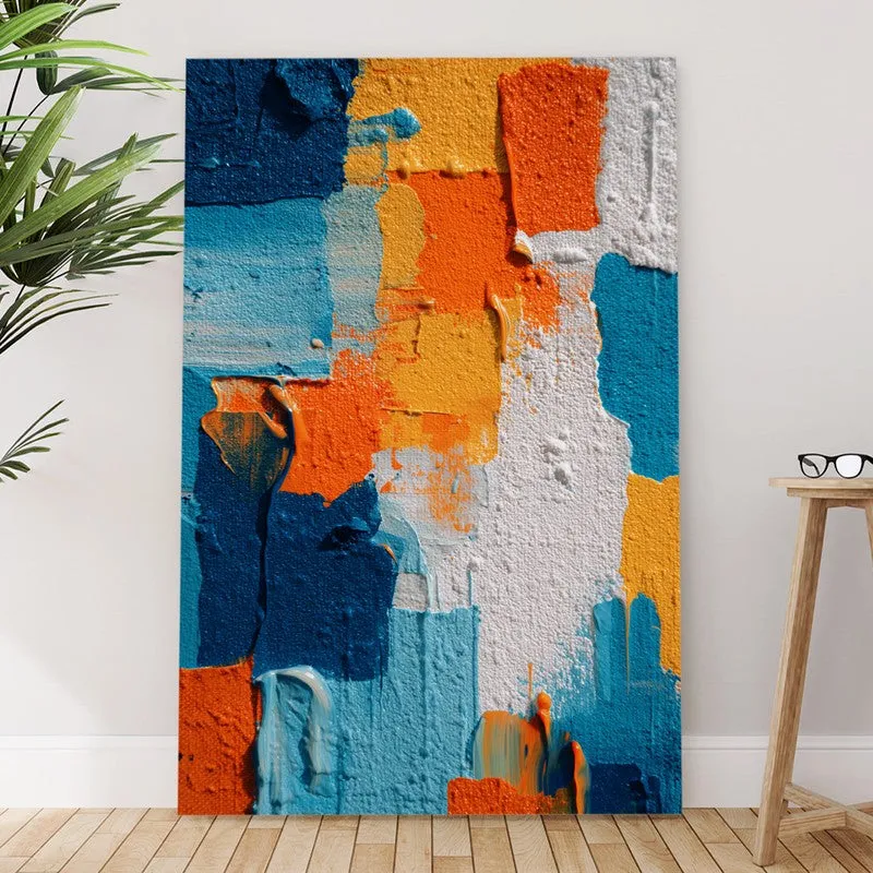 Brushstroke Abstract Texture Canvas Wall Art media 6